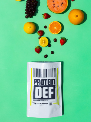 DEF（フルーツ味）はクエン酸+様々な必須栄養素を豊富にブレンドしたプロテイン ＊画像はイメージです