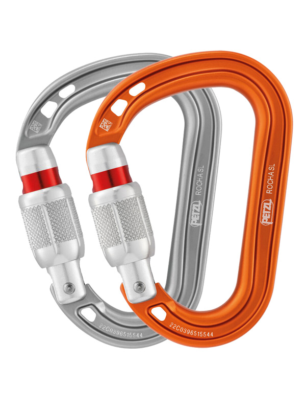 ペツル「ROCHA」ロシャ（NEW）超軽量スクリューロックカラビナ